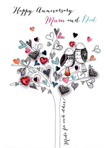 Picture of MUM & DAD ANNIVERSARY CARD